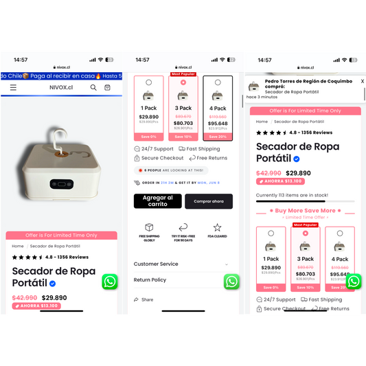 Página de ventas - Plantilla 100% personalizable
